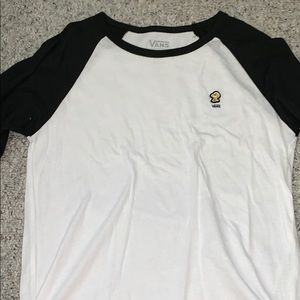 NWOT Vans Peanuts Baseball Tee